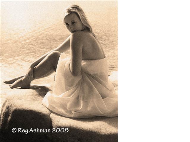 Female model photo shoot of kate eastoe by Reg Ashman in lime beach??