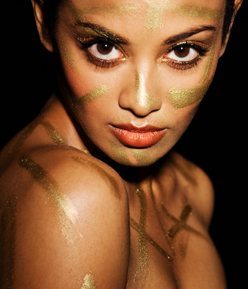 Female model photo shoot of amishethdotcom by Elaine Dunn in ny ny, makeup by Diana Manzanares