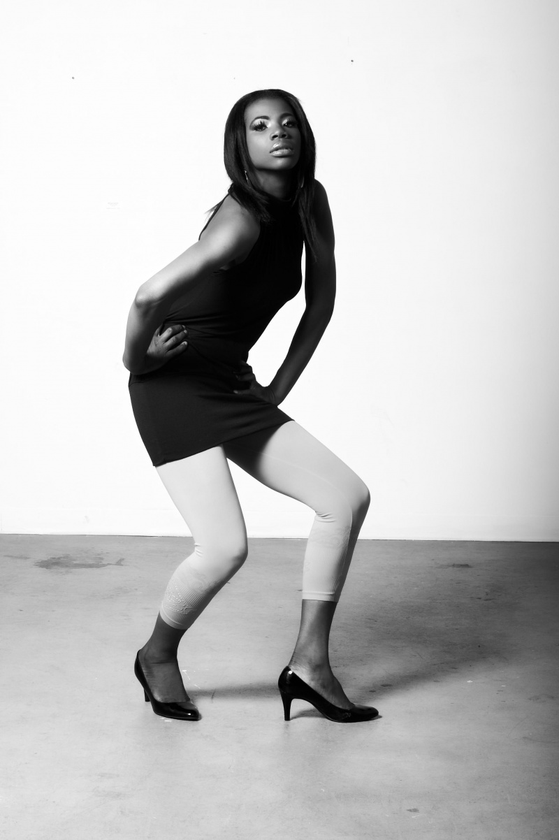 Female model photo shoot of Jamaican Shasha by Bolden Studio, makeup by KoCoBronzz