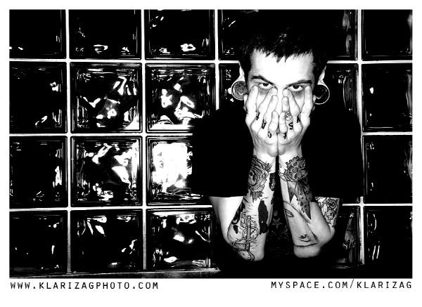Male model photo shoot of bradley riot in the darkroom.  la, ca