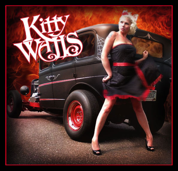 Female model photo shoot of Kitty Walls in Car show 