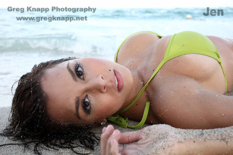 Female model photo shoot of jenny perez in South beach