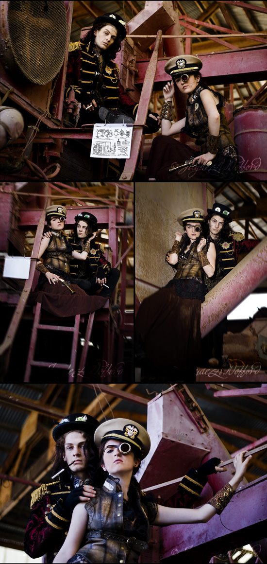 Female model photo shoot of Jayde Wofford and IVY BABY in Antique Gas & Steam Engine Museum, Vista CA
