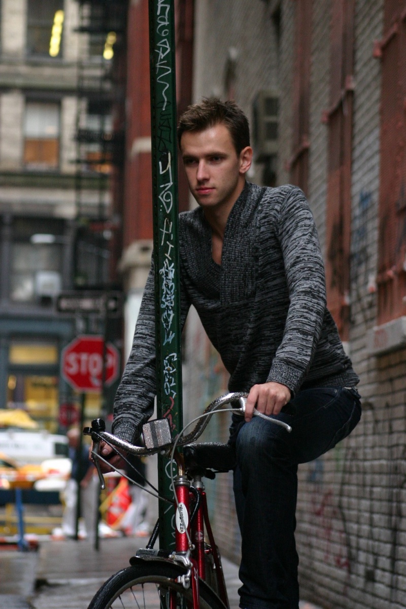 Male model photo shoot of kykurtcordner in soho NYC