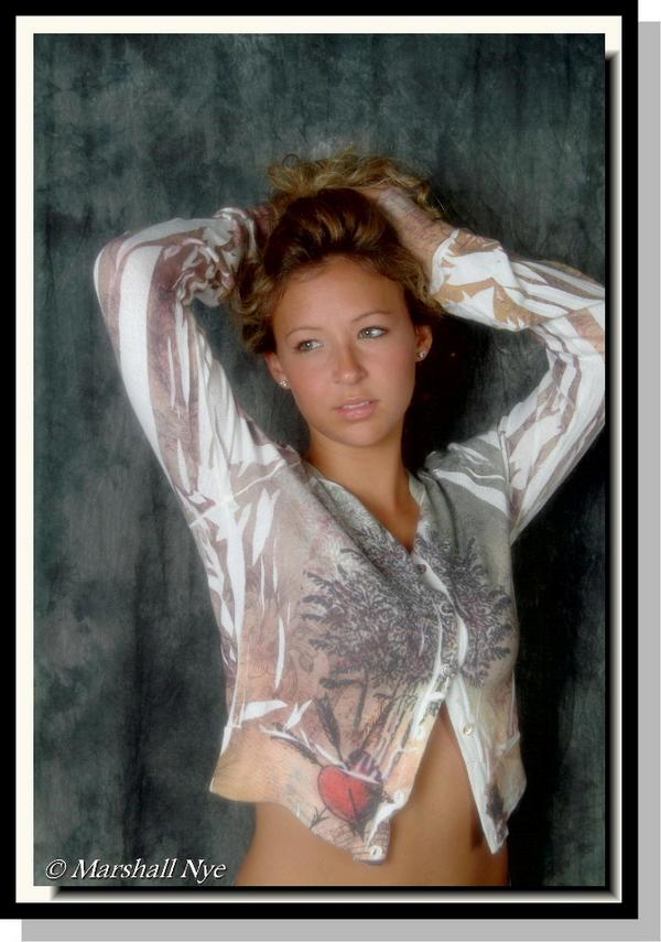 Female model photo shoot of Julie Hatch by Swampey