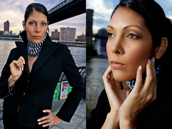 Female model photo shoot of Ymirsy Torcatt in New York Brooklyn Brigde