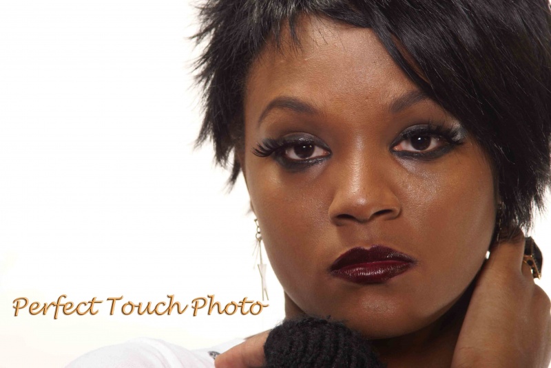 Male and Female model photo shoot of Perfect Touch Photo and Staria Norwood in Studio - Chicago, IL