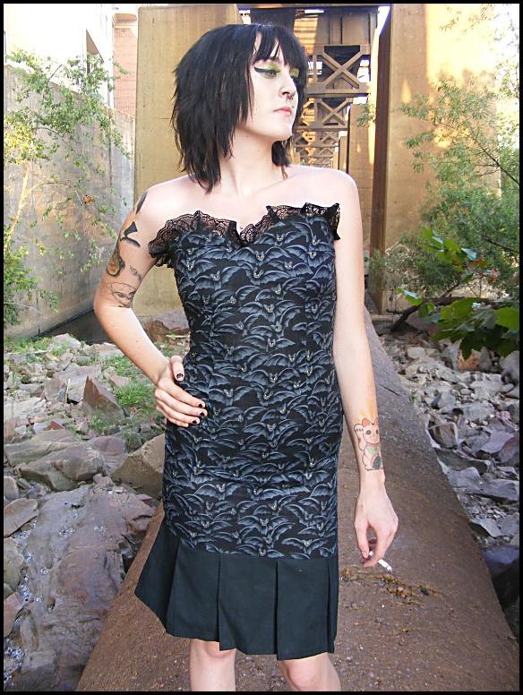 Female model photo shoot of Robin x Roadkill in Richmond, VA, wardrobe styled by dismantledfashions