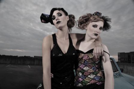 Female model photo shoot of ZoeGruel and Rachel Marie D by trippy lechat, wardrobe styled by Ivette Barahona Styling, makeup by Ivette Barahona