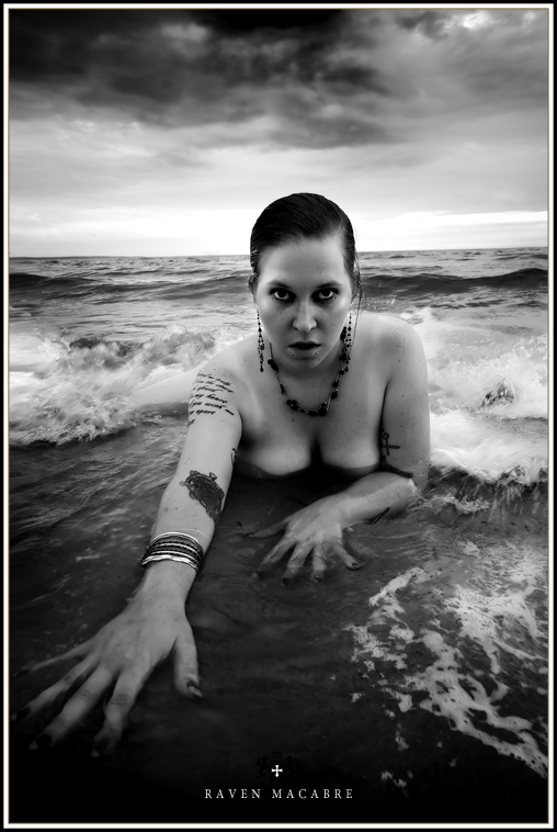 Female model photo shoot of Erzsebet by Raven Macabre