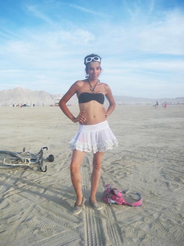 Female model photo shoot of xAsh Mariex in Black Rock City Nevada