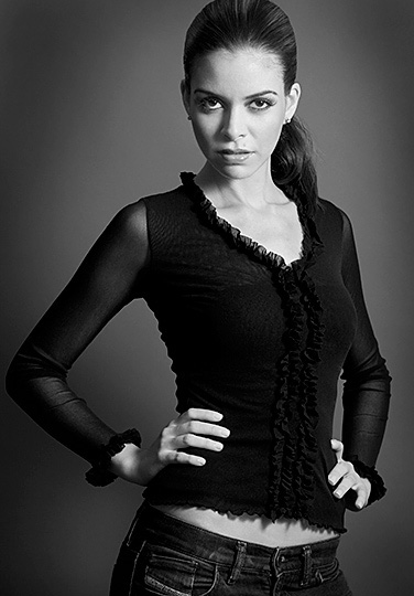 Female model photo shoot of Adriana NYC-DC by Ron Jautz, hair styled by Yanise Monet