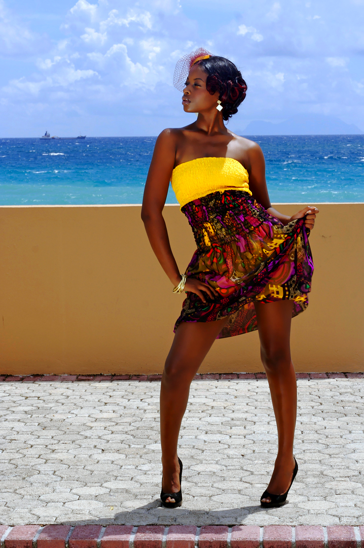 Male model photo shoot of Olu Onile in St Maarten