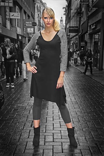 Female model photo shoot of Judith-h in Amsterdam --> Kalverstraat