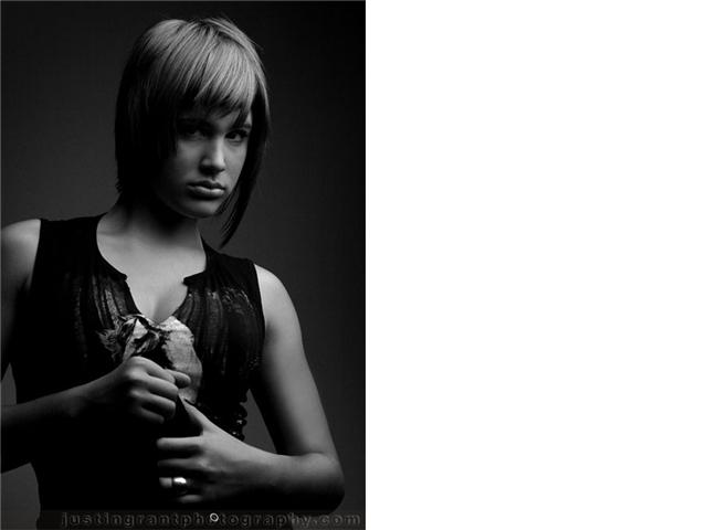 Female model photo shoot of Cat MArini in paul mitchell academy