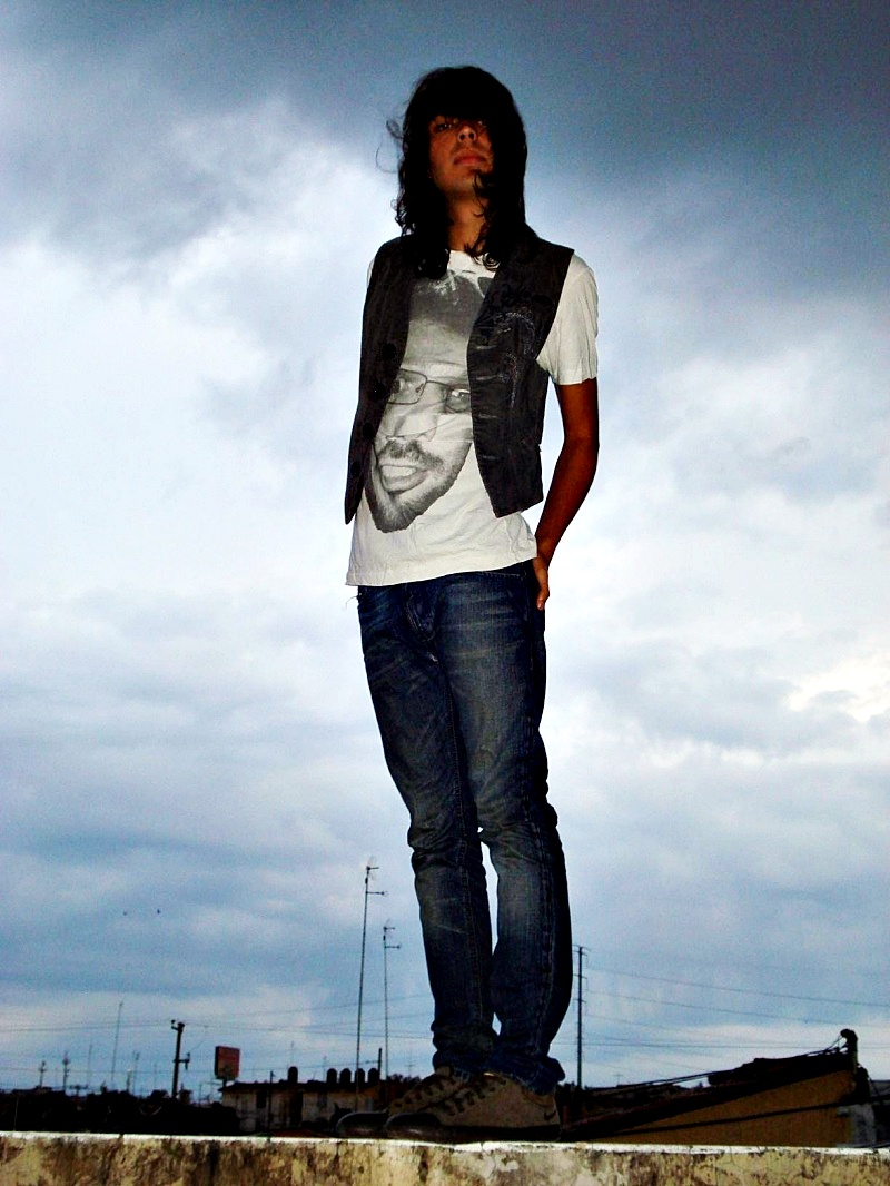 Male model photo shoot of Irving Gonzalez by Karen Jazzy Photography in sky