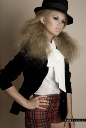 Female model photo shoot of KR styling and Jasmyne Rene by Kristen Weaver, hair styled by Nicole Beth