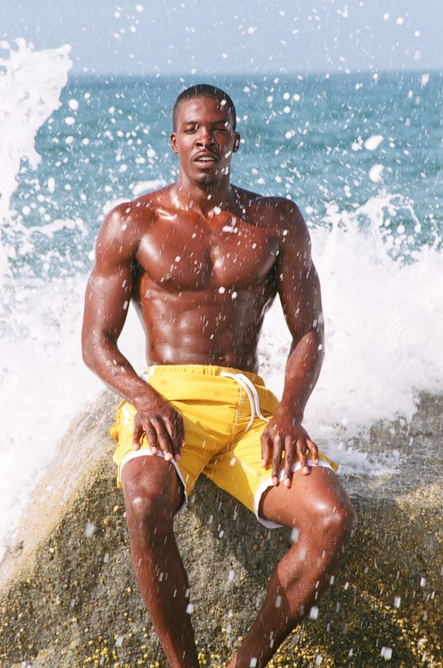 Male model photo shoot of Long John Johnson in Venice Beach, CA
