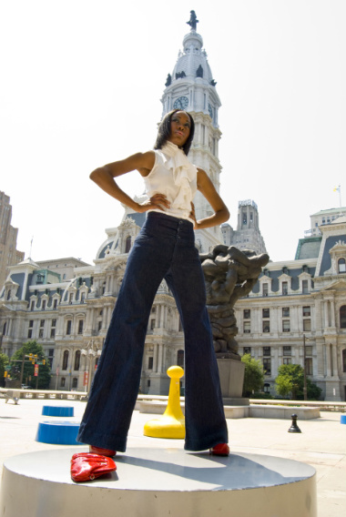 Female model photo shoot of Model Kareema by Sirron Carrector in Philadelphia City Hall 