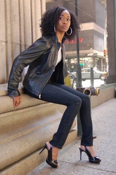 Female model photo shoot of Model Kareema in Downtown Philadelphia