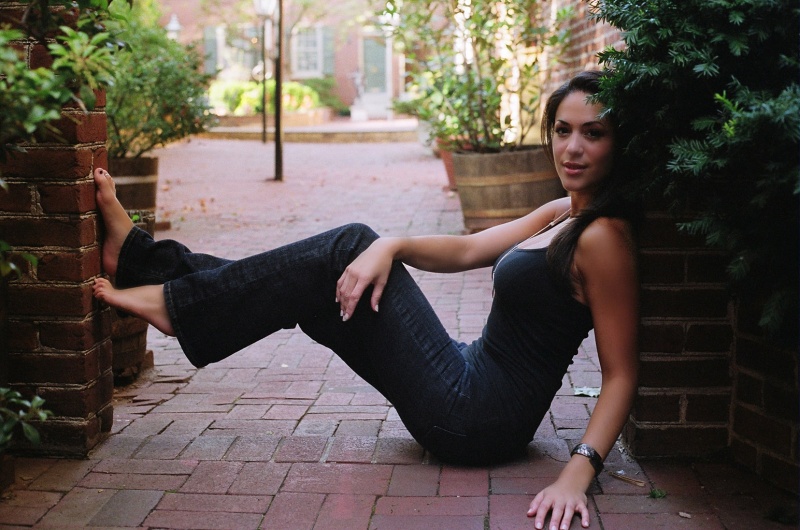 Female model photo shoot of Margo Samara and August Rush in Old City, Philadelphia