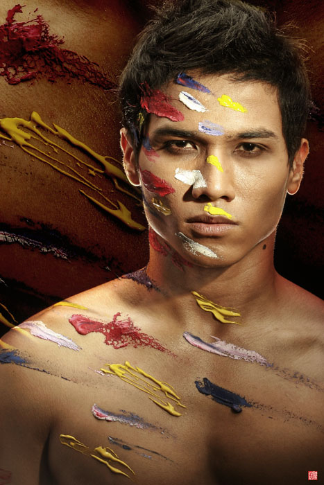 Male model photo shoot of Rezamal by burgy in meruya,jkt, makeup by philipskwok