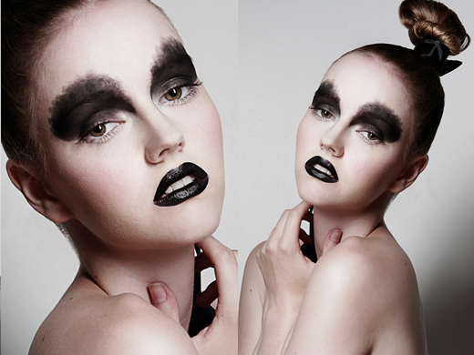 Female model photo shoot of Ashley Sharman by Kat Torgashev, makeup by Lotuz Designs