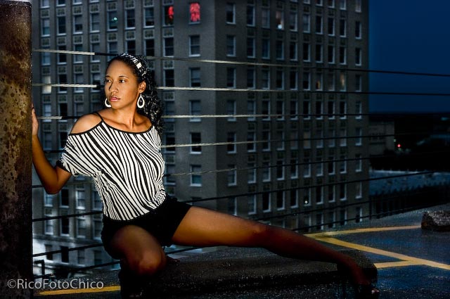 Female model photo shoot of Karyn Christian by RicoFotoChico
