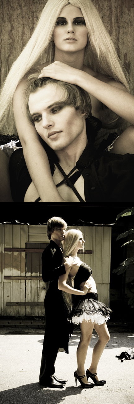 Male and Female model photo shoot of Dominik Burget and Lacie Danielle by Ty Xavier Weldon