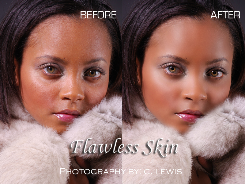 Female model photo shoot of FLAWLESS_SKIN by C Lewis Photography