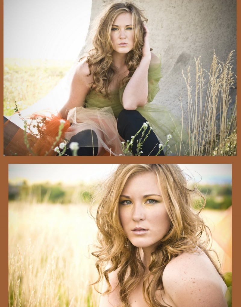 Female model photo shoot of Shannyv by Paige Buoye Photography in Castle Rock Outlets, makeup by Valeri Kimbro -MUA