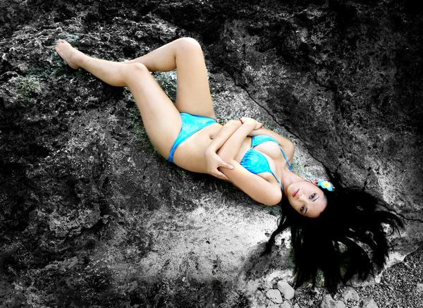 Female model photo shoot of ReE ChanTaL in Tanguisson Beach, Guam