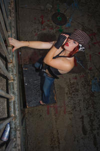 Female model photo shoot of TabbyLou in ybor city
