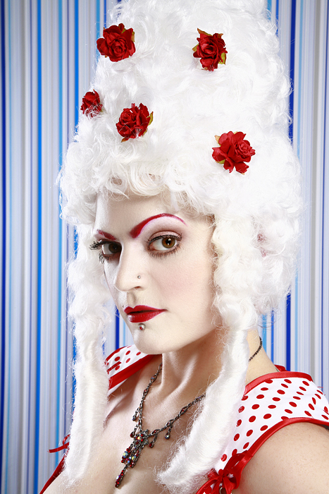 Female model photo shoot of Raevan Rose by SlingShot Photo Studios, makeup by Tamara trcmakeup