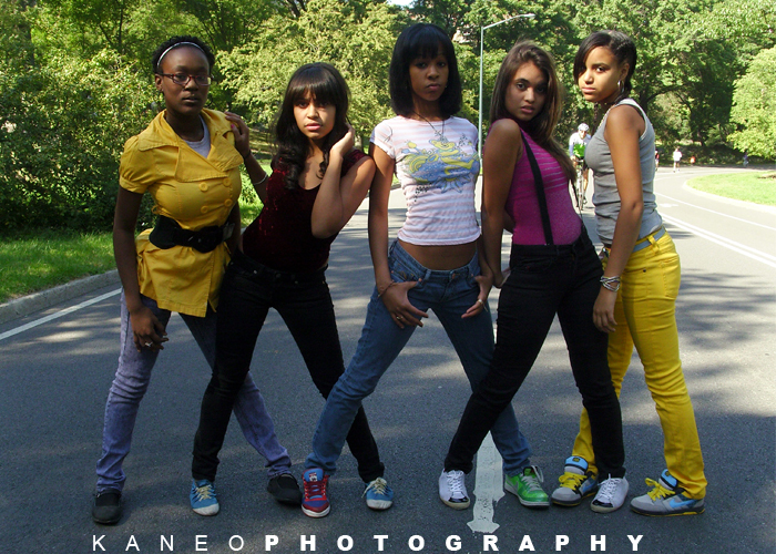 Female model photo shoot of TishaeLauren and Angelyy by Kaneo Biggs in Central Park, New York