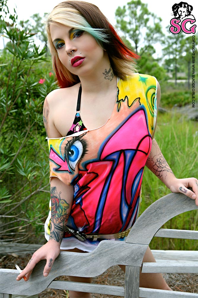 Female model photo shoot of Derby Suicide in alabama