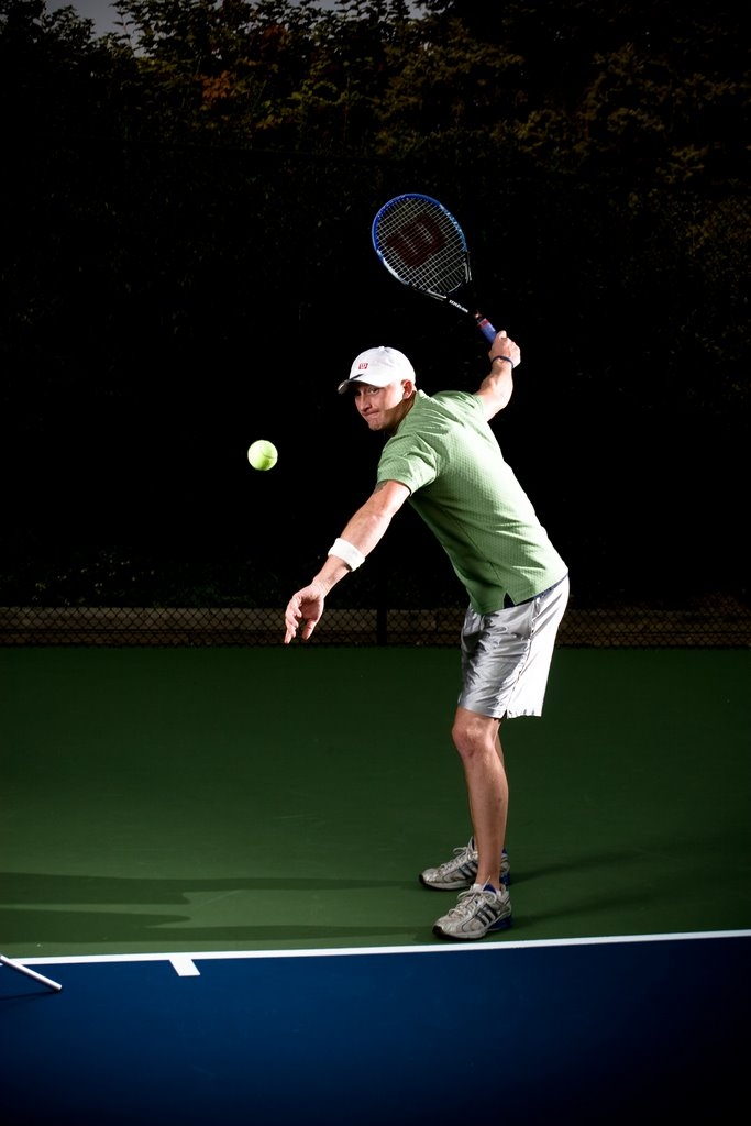Male model photo shoot of R Scott Ritter by JLRPhoto in Reston tennis court off Sunrise Valley