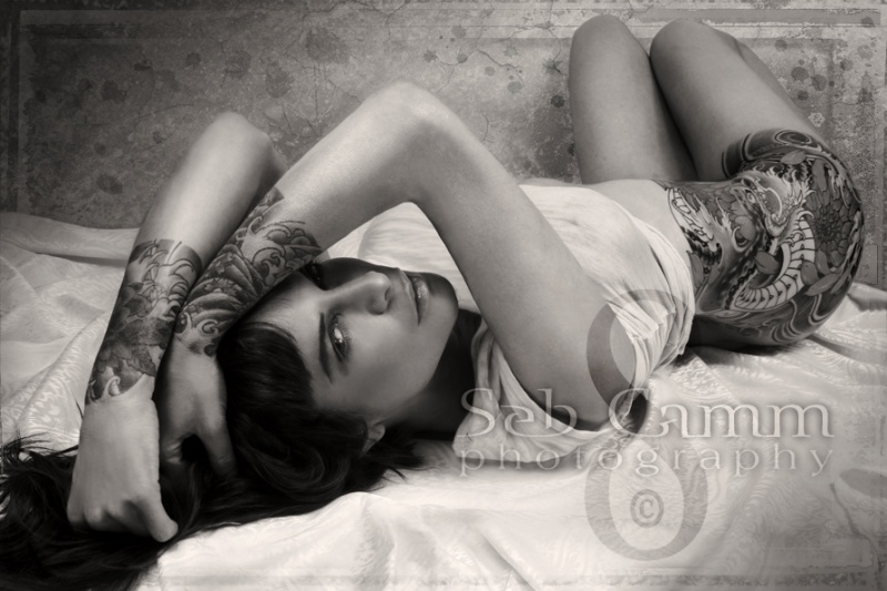 Female model photo shoot of Mss EmmaJ  by Seb Camm Photography in UK, makeup by Rebecca Seal-Davis MUA
