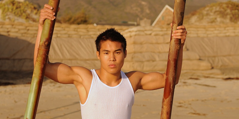 Male model photo shoot of Victor Hoang in Malibu