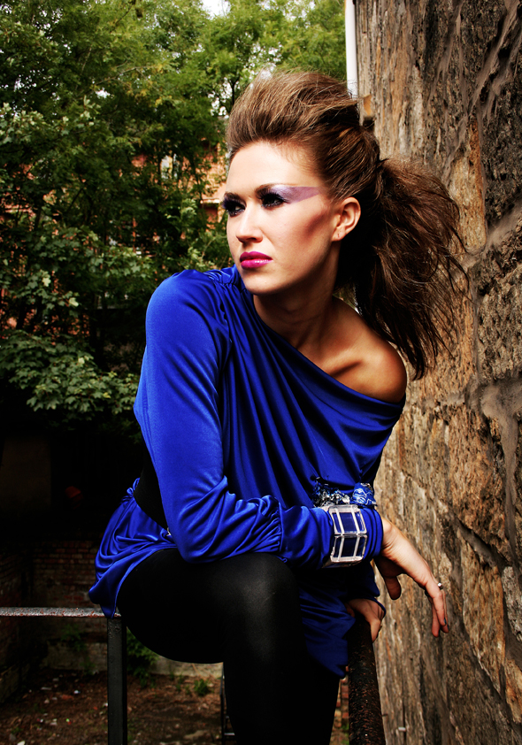 Female model photo shoot of B-ROX in Glasgow City Centre