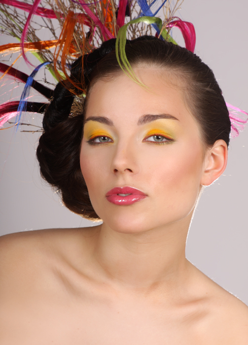 Female model photo shoot of Marina Vlaadi by AZZARA , hair styled by Anatalia F, makeup by Yeikov Beauty Work