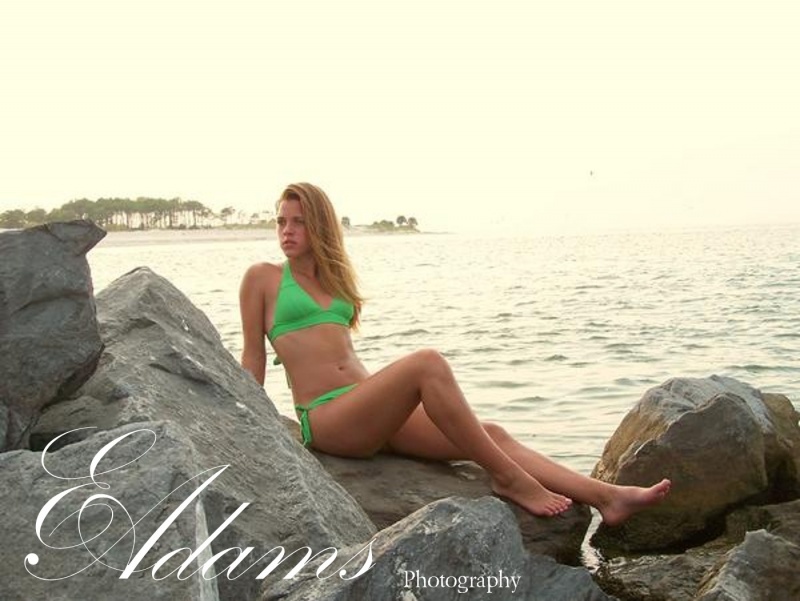 Female model photo shoot of PhotographybyEmilyAdams in St. George Island, FL