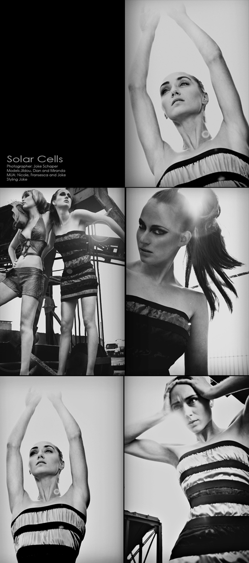 Female model photo shoot of JT-Photography, Jildou, Dyean and Miranda Amsterdam in Arnhem, makeup by Nicole Tesselaar and Francesca Schueler