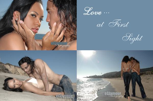 Female and Male model photo shoot of Paulette Arttamise and Sasky by eGlamour Photography in Malibu, Ca.