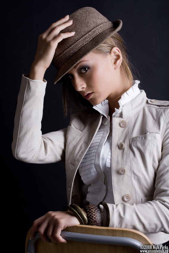 Female model photo shoot of Shadia Saad and melisha ashley by Nick Perks in Nick Perks studio, makeup by RaychelCupcake