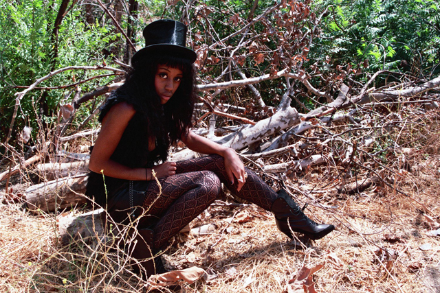 Female model photo shoot of Elfee Duquette in Soltice Canyon