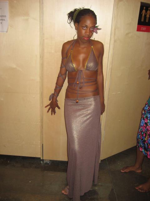 Female model photo shoot of Massah  in Bsixtee6 show @ New Dance Theater,NY