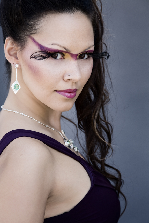 Female model photo shoot of LC Studio and Ericka S, makeup by JP Makeup Artistry