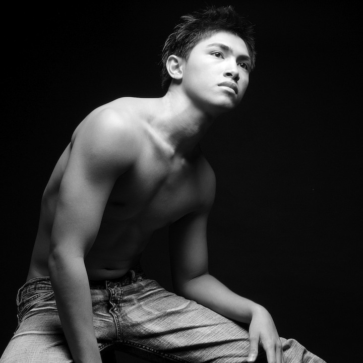 Male model photo shoot of Dominique James in The Studio, Manila, Philippines