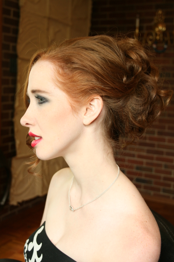 Female model photo shoot of B Dani Photography in Robert Christopher Salon, makeup by Makeup By Sylvia Fox